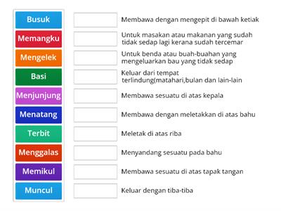 Pilih maksud yang betul