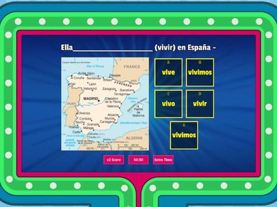  AR/ER/IR verbs present tense conjugation 
