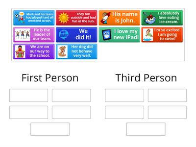 Point of view--1st and 3rd Sort