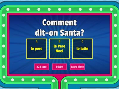 Vocabulaire de Noel