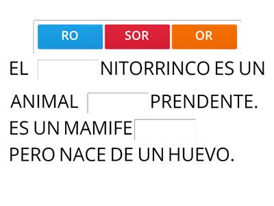 EL ORNITORRINCO 1ºB22 LSFA