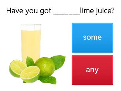  Quiz Au Bar - Some or Any