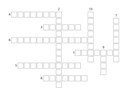 Hairdressing Consultation Crossword