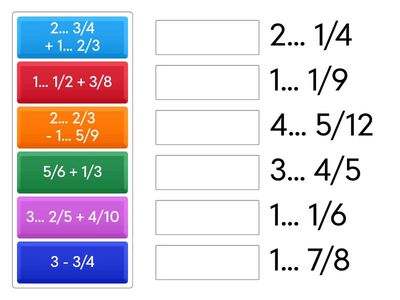 add subtract Fractions 