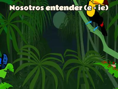 Stem changing verbs - present tense