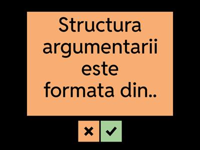 incercare argumentare