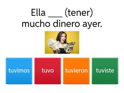 LC Verbos irregulares en el pasado