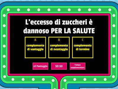 complemento di vantaggio, svantaggio o termine?