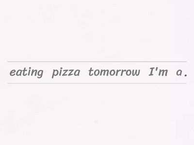 Present Continuous for future 