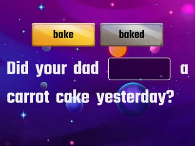 Simple Past - interrogative form