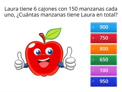 de Problemas de multiplicación