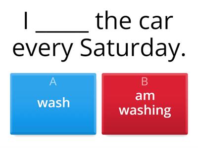 Continous Present vs Simple Present