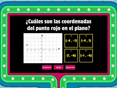 PUNTOS EN EL PLANO Y VECTORES