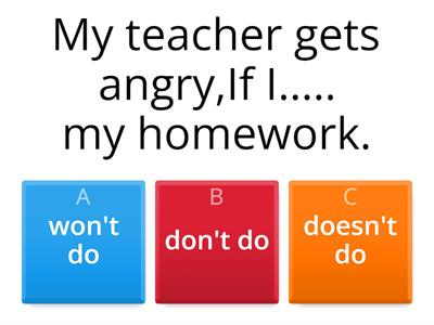Zero and First Conditionals
