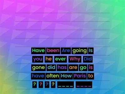 Question Formation 3