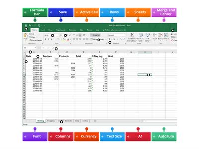Excel Spreadsheet Diagram