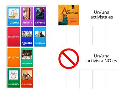 Un/una activista es.....