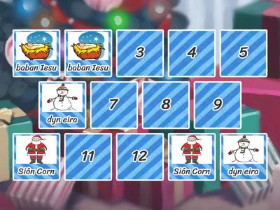  Nadolig Matching Pairs PDM