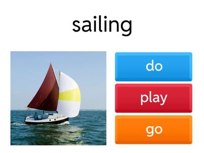  Sports collocations   go// play // do