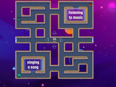 (3반) 11. He's listening to music.(Maze Chase)