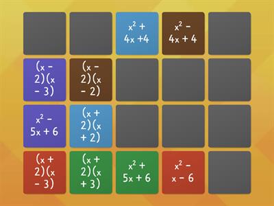 Factorising Quadratics