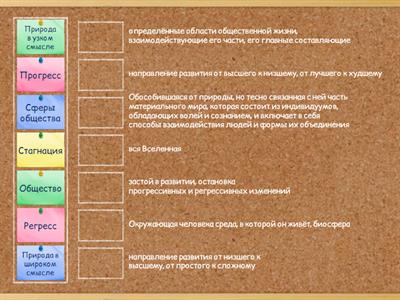 Термины общество и природа