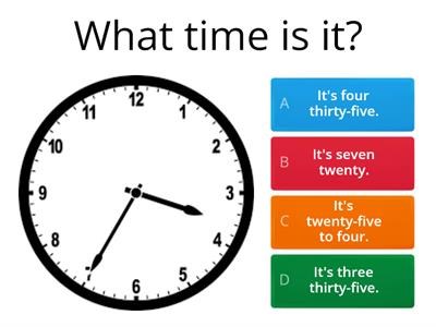 What time is it?