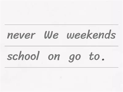 Adverbs of frequency exercise