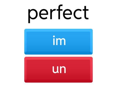 Im and Un Prefixes