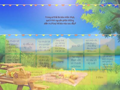 Ôn thi Sinh 10 - nguyên phân