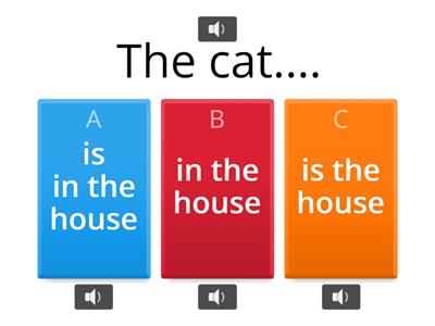 Sentence structure - fill in the sentence 1