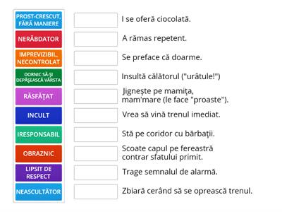 GOE- Reţeaua personajului