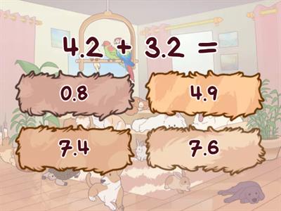 Adding Decimals Quiz