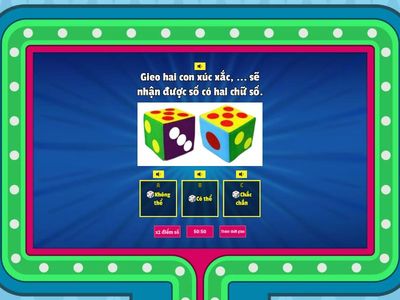 🎲Chắc chắn, có thể, không thể (Hoàng Thanh Hiền)