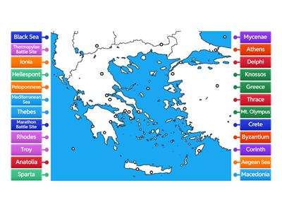 Ancient Greece Map
