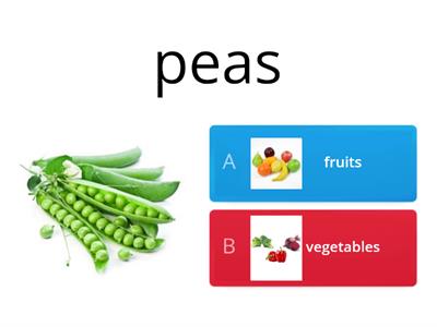 Fruits and Vegetables