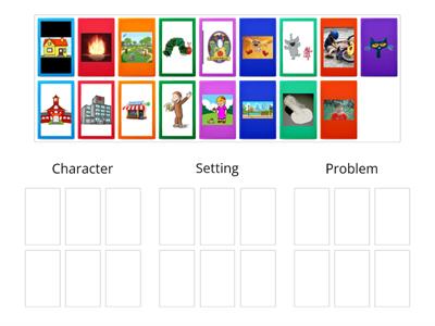 Character, setting, problem