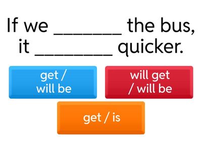 9roč. First Conditional - kvíz