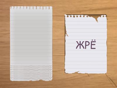 Звук Рь в ЖРЬ