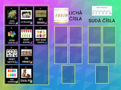 SUDÁ A LICHÁ ČÍSLA