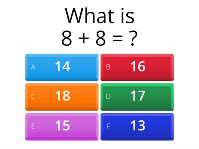  Addition and Subtraction within 20 