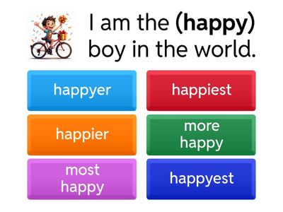 Степени сравнения прилагательных