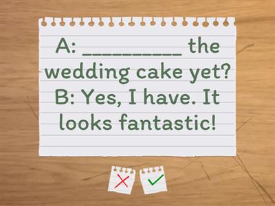 Grammar: Question formation (Upper intermediate 1A)