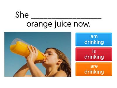 Present Continuous + -