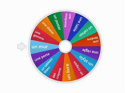 Dans ma classe - wheel