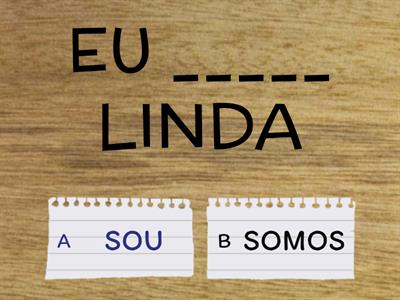 VERBO SER- SOU X SOMOS