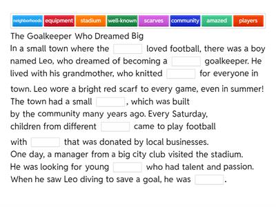 for Alina complete the gaps