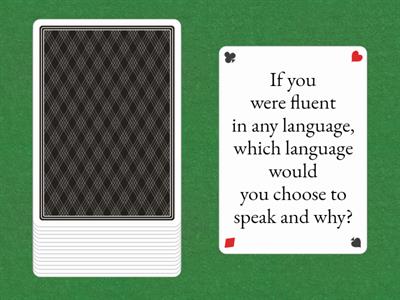 Second Conditionals (Speaking)