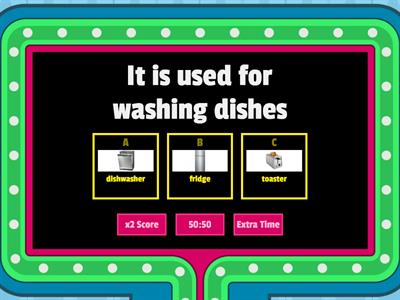 Household appliances Gameshow