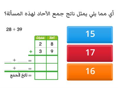  نواتج الجمع الجزئية